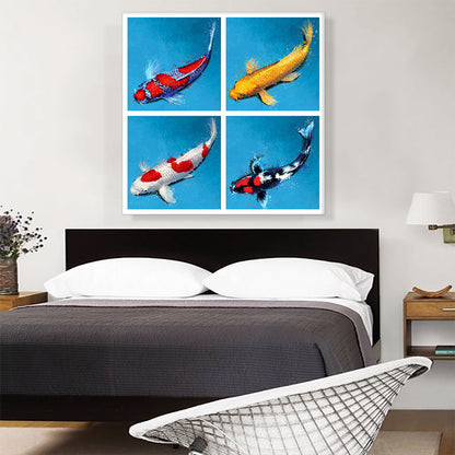 Hikarimoyo Hikarimuji Kinginrin Showa Koi Carp Fish