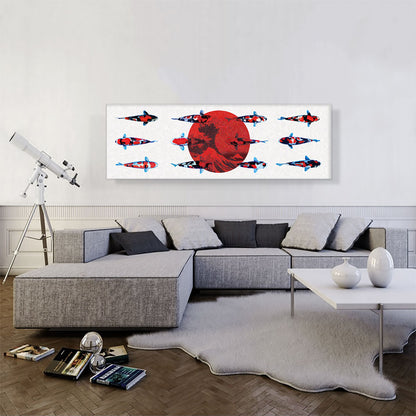 Koi Carp Fish Japan Flag