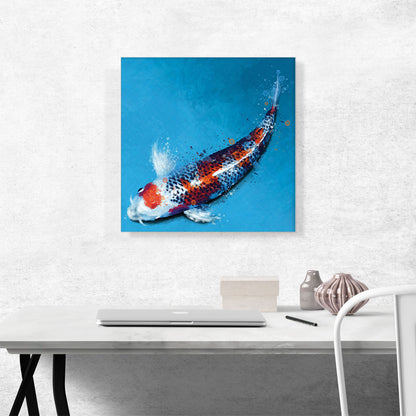 Kujyaku Koi Carp Fish Japan China Asia