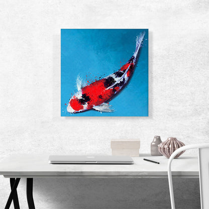 Taisho Sanshoku Koi Carp Fish Japan China Asia