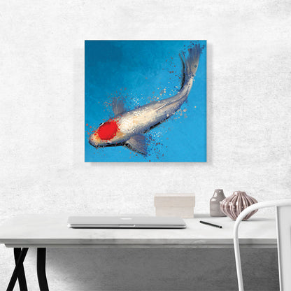 Tancho Koi Carp Fish Japan China Asia