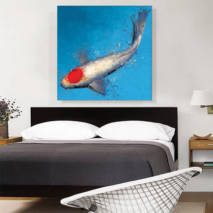 Tancho Koi Carp Fish Japan China Asia