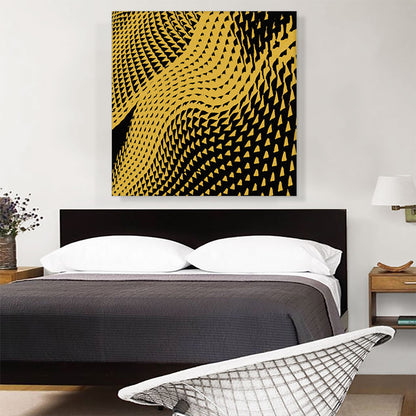 Mid-Century Modern Waving Triangles