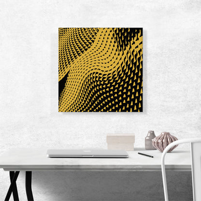 Mid-Century Modern Waving Triangles
