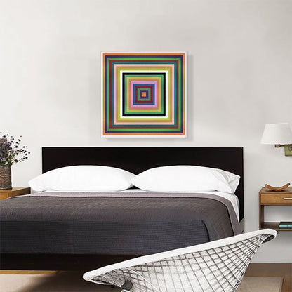 Mid-Century Modern Perfect Squares in Contrasting Colors