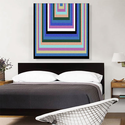 Mid-Century Modern Stretched Squares