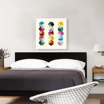 Mid-Century Modern Vivid Ice Cubes