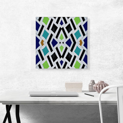 Mid-Century Modern Mirror Shards in Color