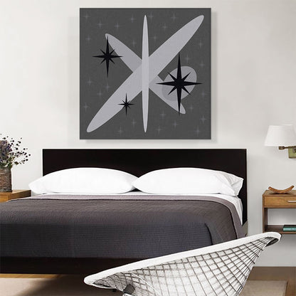 Mid-Century Modern 90's Stars