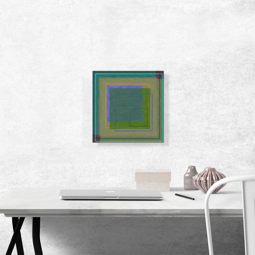 Mid-Century Modern Muddy Windows Green