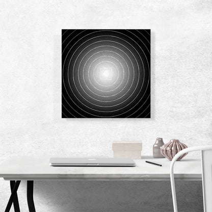 Mid-Century Modern Walk Toward the Light