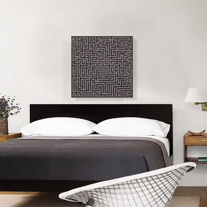 Mid-Century Modern Grunge Maze