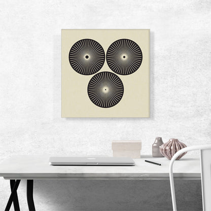Mid-Century Modern Trio of Umbrellas