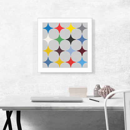 Mid-Century Modern 4-Pointed Stars