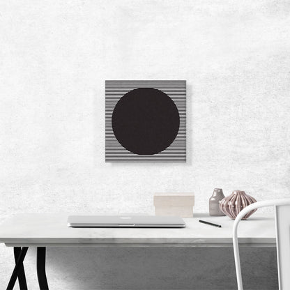 Mid-Century Modern Black Hole in Blinds