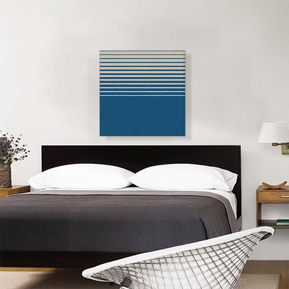 Mid-Century Modern Increasing Frequency Blue
