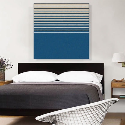 Mid-Century Modern Increasing Frequency Blue