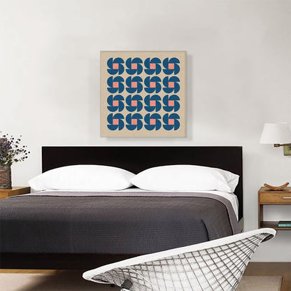 Mid-Century Modern Blue Flower Garbage Disposals