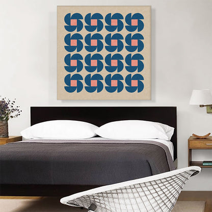 Mid-Century Modern Blue Flower Garbage Disposals