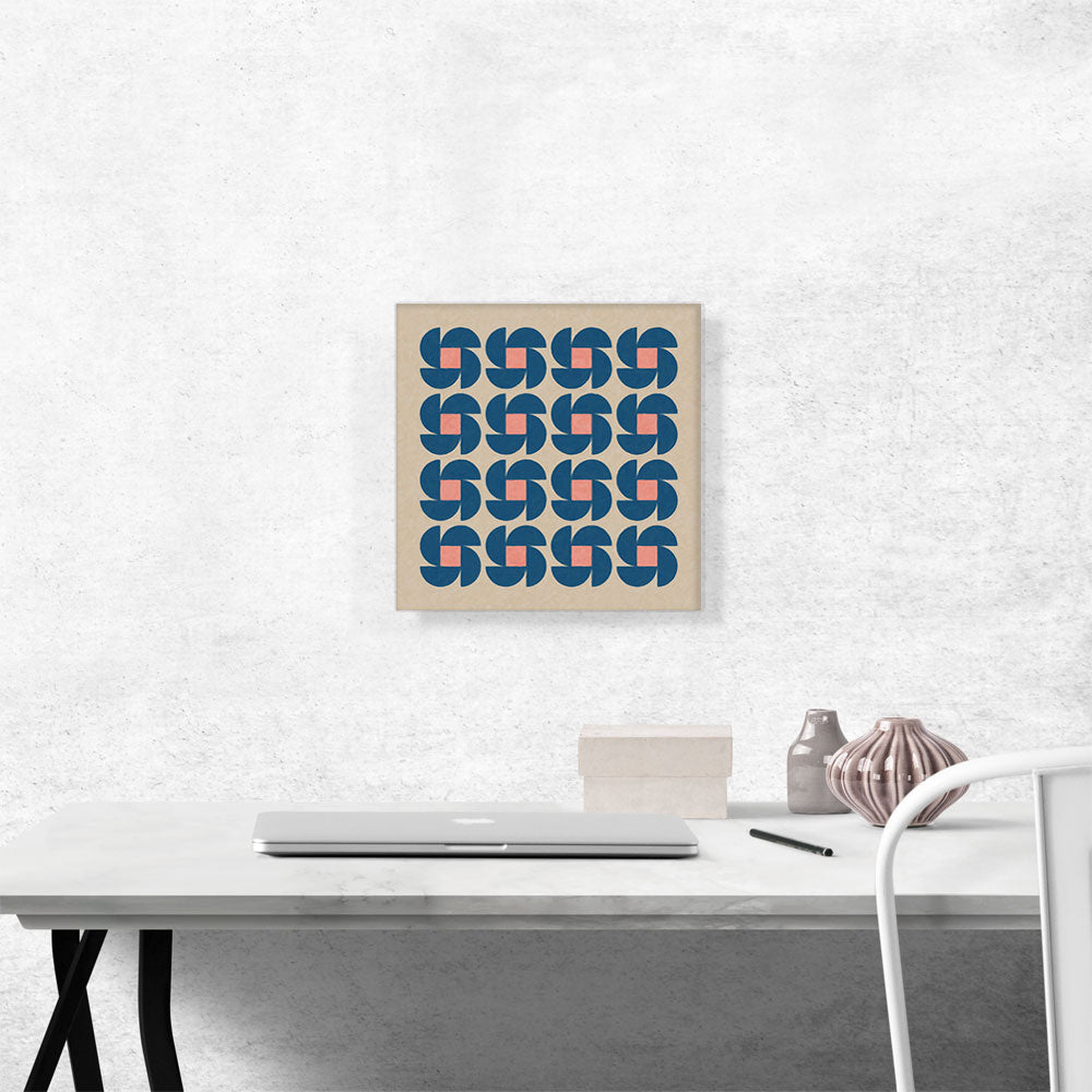 Mid-Century Modern Blue Flower Garbage Disposals
