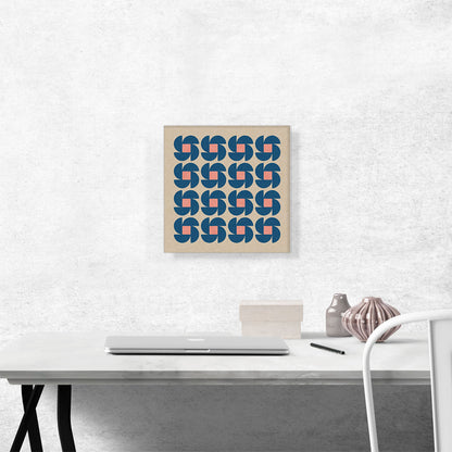 Mid-Century Modern Blue Flower Garbage Disposals