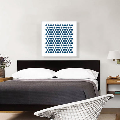 Mid-Century Modern Tower of Blue Dots