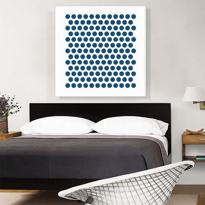Mid-Century Modern Tower of Blue Dots