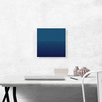 Mid-Century Modern Decreasing Frequency Blue
