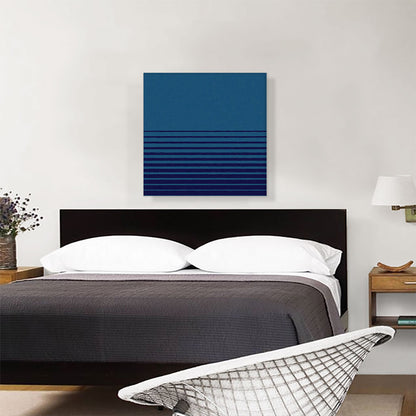 Mid-Century Modern Decreasing Frequency Blue