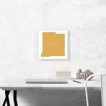Mid-Century Modern Shattered Window