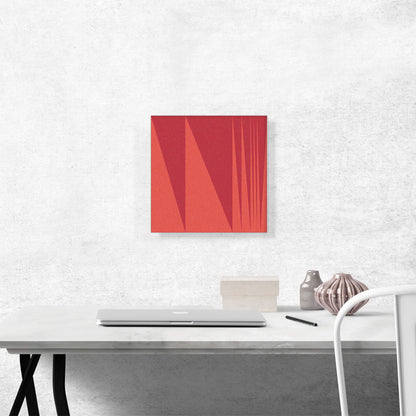 Mid-Century Modern Red Wall