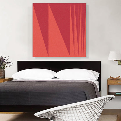 Mid-Century Modern Red Wall