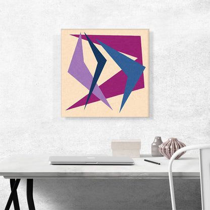 Mid-Century Modern Purple Dance