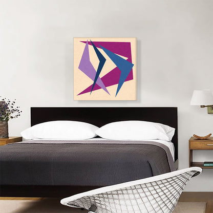Mid-Century Modern Purple Dance