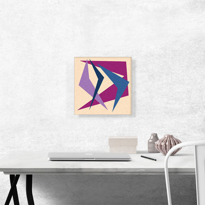 Mid-Century Modern Purple Dance