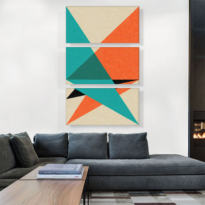 Mid-Century Modern Neon Light Beams