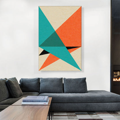 Mid-Century Modern Neon Light Beams