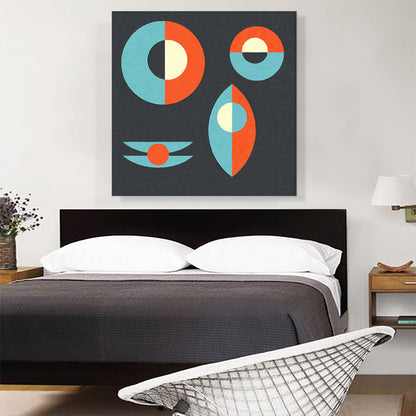Mid-Century Modern Eyes, Mouth, and Nose