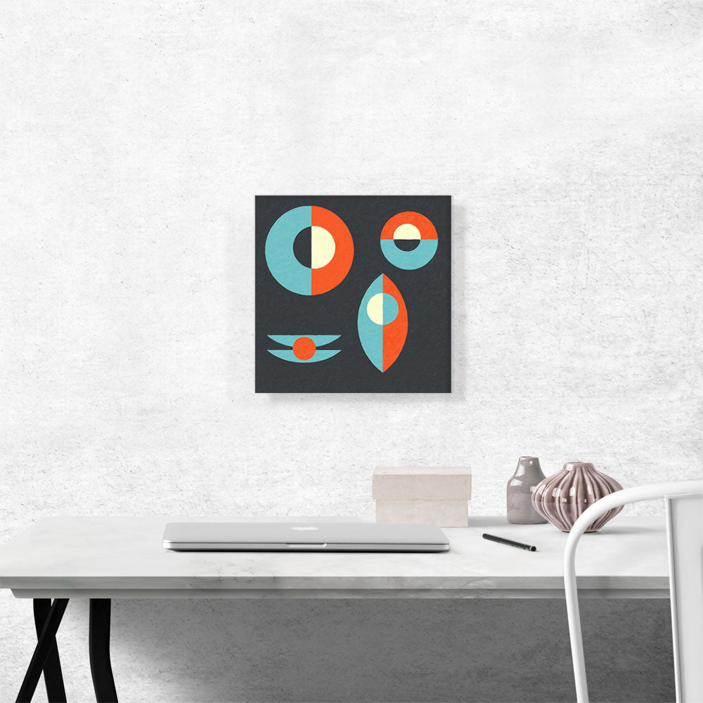 Mid-Century Modern Eyes, Mouth, and Nose
