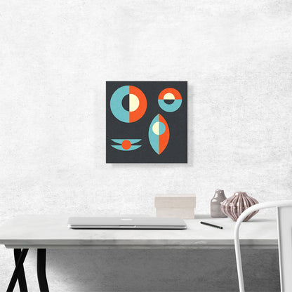 Mid-Century Modern Eyes, Mouth, and Nose
