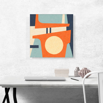Mid-Century Modern Compressing Machine
