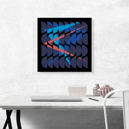 Mid-Century Modern Boomerangs in Half Circles