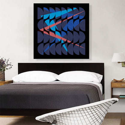 Mid-Century Modern Boomerangs in Half Circles