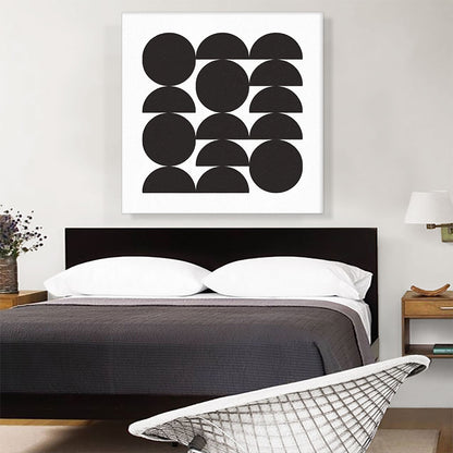 Mid-Century Modern A Square of Circles