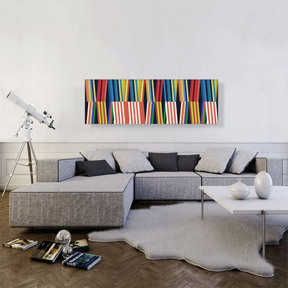 Mid-Century Modern Leaning Books Panoramic