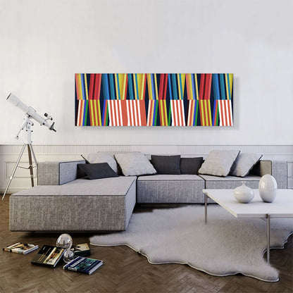 Mid-Century Modern Leaning Books Panoramic