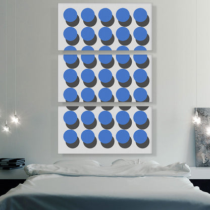 Mid-Century Modern Army of Blue Dots
