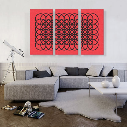 Mid-Century Modern Red Cage