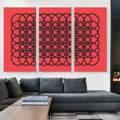 Mid-Century Modern Red Cage