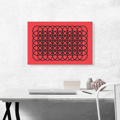 Mid-Century Modern Red Cage